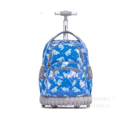 16 inch School Rolling backpack Bags kids travel trolley bag 16 inch Children school wheeled backpack for girl school bag wheels