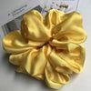 Oversized Scrunchies Big Rubber Hair Ties Elastic Hair Bands Girs Ponytail Holder Smooth Satin Scrunchie Women Hair Accessories