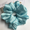 Oversized Scrunchies Big Rubber Hair Ties Elastic Hair Bands Girs Ponytail Holder Smooth Satin Scrunchie Women Hair Accessories