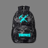 Unisex Men Women Backpack Luminous Fortnites Rusksack Anime Game Cartoon Print Schoolbag Student Canvas Bookbag Travel Knapsack