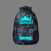 Unisex Men Women Backpack Luminous Fortnites Rusksack Anime Game Cartoon Print Schoolbag Student Canvas Bookbag Travel Knapsack