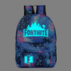 Unisex Men Women Backpack Luminous Fortnites Rusksack Anime Game Cartoon Print Schoolbag Student Canvas Bookbag Travel Knapsack