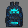 Unisex Men Women Backpack Luminous Fortnites Rusksack Anime Game Cartoon Print Schoolbag Student Canvas Bookbag Travel Knapsack