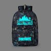 Unisex Men Women Backpack Luminous Fortnites Rusksack Anime Game Cartoon Print Schoolbag Student Canvas Bookbag Travel Knapsack