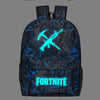 Unisex Men Women Backpack Luminous Fortnites Rusksack Anime Game Cartoon Print Schoolbag Student Canvas Bookbag Travel Knapsack