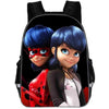 fashion printed ladybug schoolbag girl elementary school children comfortable wear-resistant cartoon lightening pink backpack