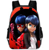 fashion printed ladybug schoolbag girl elementary school children comfortable wear-resistant cartoon lightening pink backpack