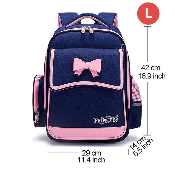 Backpack  for Elementary  School Girl Waterproof Oxford Cloth Pink Sac Enfant School Bags Kids Backpack  Girls Cute Bow Kids Bag