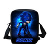 Twoheartsgirl 3pcs/set Sonic the Hedgehog Print School Bags for Teenager Girls Kids Cartoon School Backpack Student Bookbags