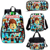 Teenagers fashion Schoolbags men women backpack Lunch bag Diagonal package pen bag For Boy Girl cute backpack mochila