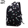 Fengdong children school bags for girls cute cherry blossoms book bag student girls waterproof nylon lightweight school backpack