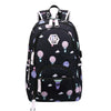 Fengdong children school bags for girls cute cherry blossoms book bag student girls waterproof nylon lightweight school backpack