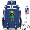 Hot Game Backpack Cartoon Leon Bag Travel Backpack USB Charging Backpack With Headphones Hole Student Bag