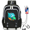 Hot Game Backpack Cartoon Leon Bag Travel Backpack USB Charging Backpack With Headphones Hole Student Bag