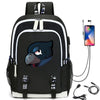 Hot Game Backpack Cartoon Leon Bag Travel Backpack USB Charging Backpack With Headphones Hole Student Bag