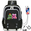 Hot Game Backpack Cartoon Leon Bag Travel Backpack USB Charging Backpack With Headphones Hole Student Bag