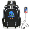 Hot Game Backpack Cartoon Leon Bag Travel Backpack USB Charging Backpack With Headphones Hole Student Bag