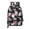 Fengdong flower printing school backpack for girls rucksack child gift female travel laptop backpack schoolbag kids school bags