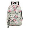 Fengdong flower printing school backpack for girls rucksack child gift female travel laptop backpack schoolbag kids school bags