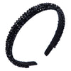 Full Crystal Luxury Hair Accessories Hairbands Sparkly Padded Rhinestones Headbands Headdress Black White Pink Women Headband