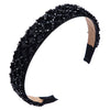 Full Crystal Luxury Hair Accessories Hairbands Sparkly Padded Rhinestones Headbands Headdress Black White Pink Women Headband