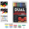 Japan Tombow ABT Dual  Water Brush pen & Fine Tip Pen Professional Calligraphy Art Marker Pen for Journaling Card Making