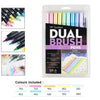 Japan Tombow ABT Dual  Water Brush pen & Fine Tip Pen Professional Calligraphy Art Marker Pen for Journaling Card Making