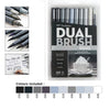 Japan Tombow ABT Dual  Water Brush pen & Fine Tip Pen Professional Calligraphy Art Marker Pen for Journaling Card Making