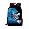 Twoheartsgirl Cartoon School Bag Set for Kids Boys Sonic the Hedgehog School Backpack Elementary Primary Child Kids Book Bags