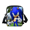 Twoheartsgirl Cartoon School Bag Set for Kids Boys Sonic the Hedgehog School Backpack Elementary Primary Child Kids Book Bags