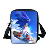 Twoheartsgirl Cartoon School Bag Set for Kids Boys Sonic the Hedgehog School Backpack Elementary Primary Child Kids Book Bags