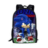 Twoheartsgirl Cartoon School Bag Set for Kids Boys Sonic the Hedgehog School Backpack Elementary Primary Child Kids Book Bags