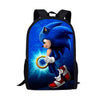 Twoheartsgirl Cartoon School Bag Set for Kids Boys Sonic the Hedgehog School Backpack Elementary Primary Child Kids Book Bags