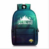 Starry Sky Canvas Backpack Fortnites Game Knapsack Men Women Unisex Rucksack Student Bookbag Multicolor Letter Printed Schoolbag