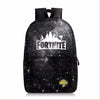 Starry Sky Canvas Backpack Fortnites Game Knapsack Men Women Unisex Rucksack Student Bookbag Multicolor Letter Printed Schoolbag