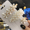 1Set Handmade Pearls Hair Clips Pin for Women Fashion Geometric Flower Barrettes Headwear Girls Sweet Hairpins Hair Accessorie