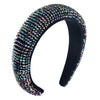 CN Baroque Full Crystal Hair Bands For Women Lady Luxury Shiny Padded Diamond Headband Hair Hoop Fashion Hair Accessories