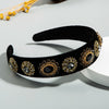 CN Baroque Full Crystal Hair Bands For Women Lady Luxury Shiny Padded Diamond Headband Hair Hoop Fashion Hair Accessories