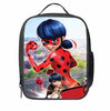 fashion printed ladybug schoolbag girl elementary school children comfortable wear-resistant cartoon lightening pink backpack