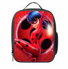 fashion printed ladybug schoolbag girl elementary school children comfortable wear-resistant cartoon lightening pink backpack