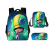 Leon Spike Shell Game School Bag for Teenager Boys Girls Kids Personized Schoolbag 3pcs sets Supplier Children Hot Game Backpack