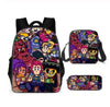 Leon Spike Shell Game School Bag for Teenager Boys Girls Kids Personized Schoolbag 3pcs sets Supplier Children Hot Game Backpack