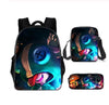 Leon Spike Shell Game School Bag for Teenager Boys Girls Kids Personized Schoolbag 3pcs sets Supplier Children Hot Game Backpack