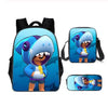 Leon Spike Shell Game School Bag for Teenager Boys Girls Kids Personized Schoolbag 3pcs sets Supplier Children Hot Game Backpack