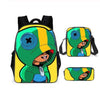 Leon Spike Shell Game School Bag for Teenager Boys Girls Kids Personized Schoolbag 3pcs sets Supplier Children Hot Game Backpack