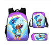 Leon Spike Shell Game School Bag for Teenager Boys Girls Kids Personized Schoolbag 3pcs sets Supplier Children Hot Game Backpack