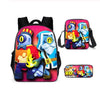 Leon Spike Shell Game School Bag for Teenager Boys Girls Kids Personized Schoolbag 3pcs sets Supplier Children Hot Game Backpack