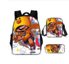 Leon Spike Shell Game School Bag for Teenager Boys Girls Kids Personized Schoolbag 3pcs sets Supplier Children Hot Game Backpack