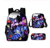 Leon Spike Shell Game School Bag for Teenager Boys Girls Kids Personized Schoolbag 3pcs sets Supplier Children Hot Game Backpack