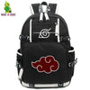 Anime Backpack Naruto School Backpacks bag Teenagers Akatsuki Itachi Sharingan Cosplay Boys Girls Laptop Bags Travel Rucksack